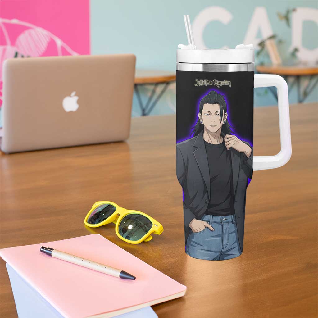 Geto Suguru Tumbler With Handle Jujutsu Kaisen Casual Suit Look