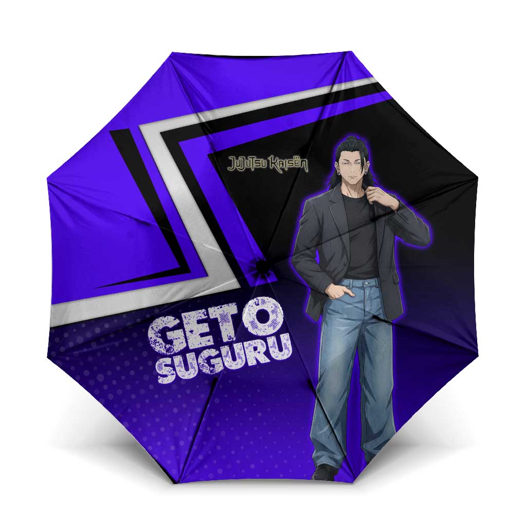 Geto Suguru Umbrella Jujutsu Kaisen Casual Suit Look