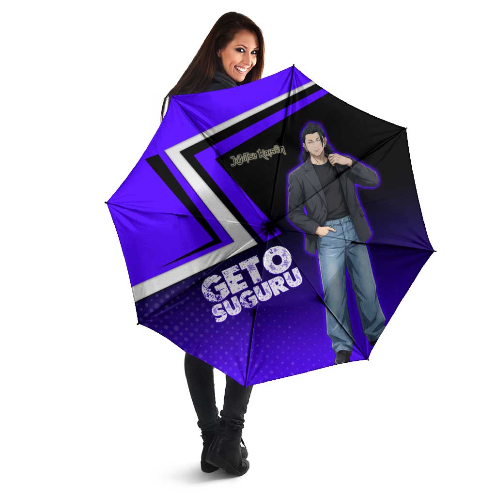 Geto Suguru Umbrella Jujutsu Kaisen Casual Suit Look