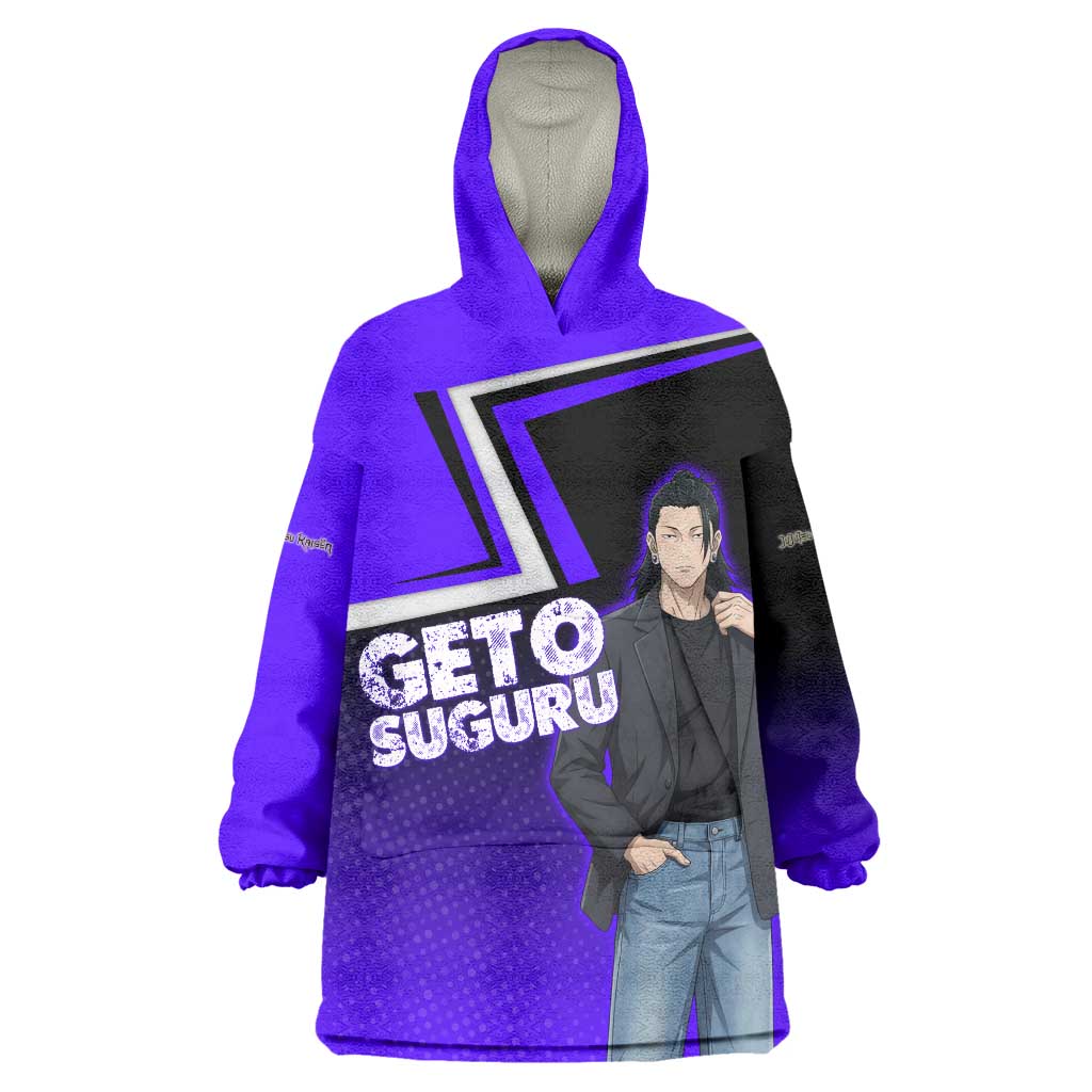 Geto Suguru Wearable Blanket Hoodie Jujutsu Kaisen Casual Suit Look