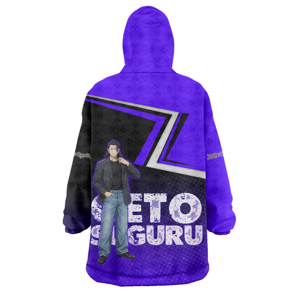Geto Suguru Wearable Blanket Hoodie Jujutsu Kaisen Casual Suit Look