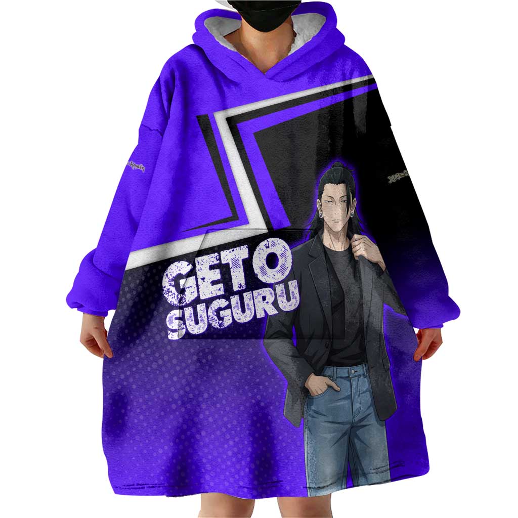 Geto Suguru Wearable Blanket Hoodie Jujutsu Kaisen Casual Suit Look