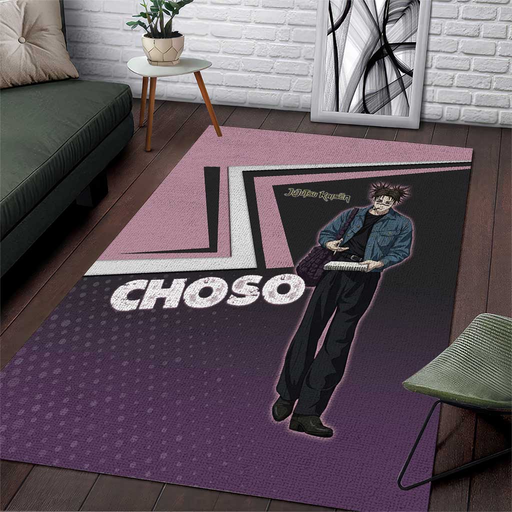 Choso Area Rug Jujutsu Kaisen Street Artist Aesthetic