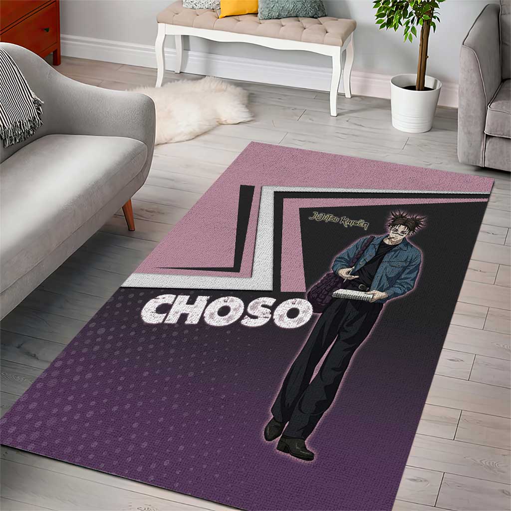 Choso Area Rug Jujutsu Kaisen Street Artist Aesthetic