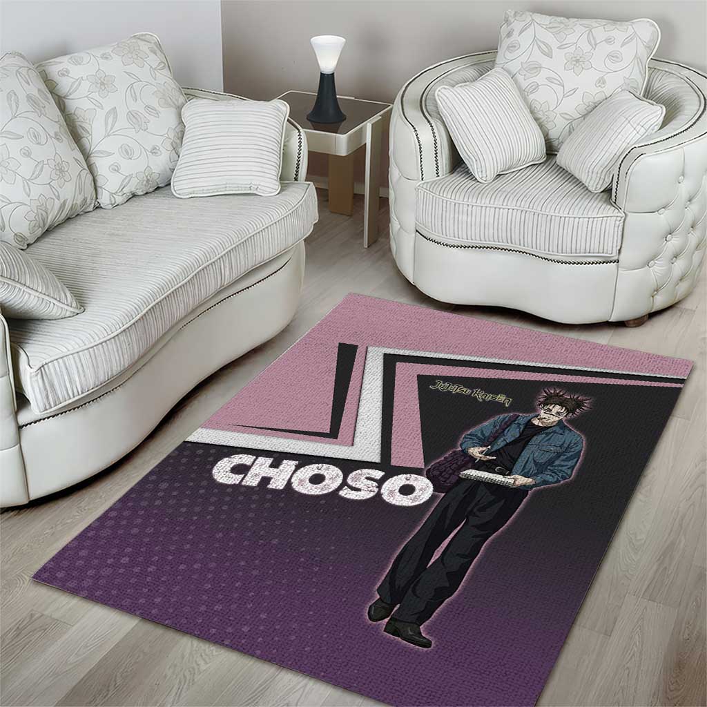 Choso Area Rug Jujutsu Kaisen Street Artist Aesthetic