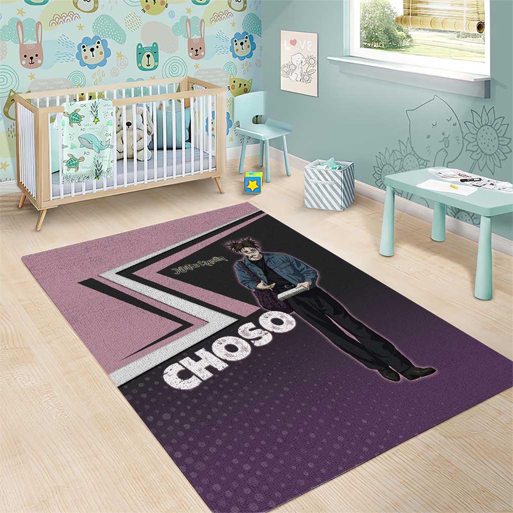 Choso Area Rug Jujutsu Kaisen Street Artist Aesthetic