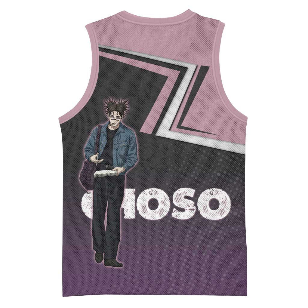 Choso Basketball Jersey Jujutsu Kaisen Street Artist Aesthetic