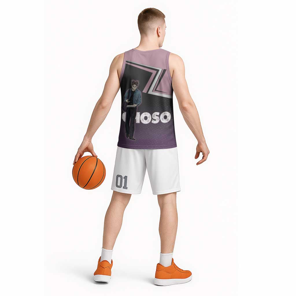 Choso Basketball Jersey Jujutsu Kaisen Street Artist Aesthetic