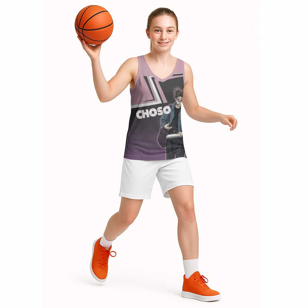Choso Basketball Jersey Jujutsu Kaisen Street Artist Aesthetic