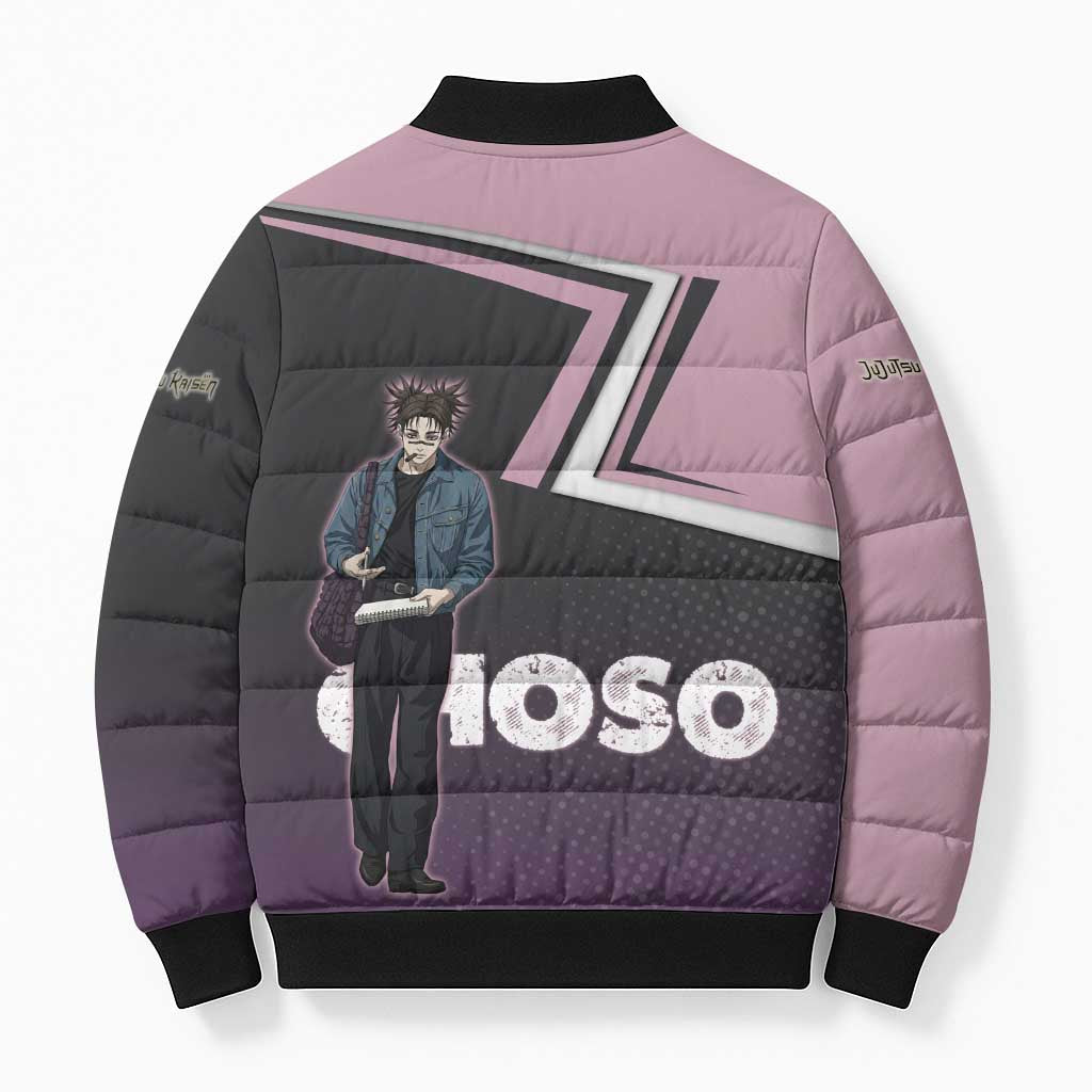 Choso Bomber Puffer Jacket Jujutsu Kaisen Street Artist Aesthetic