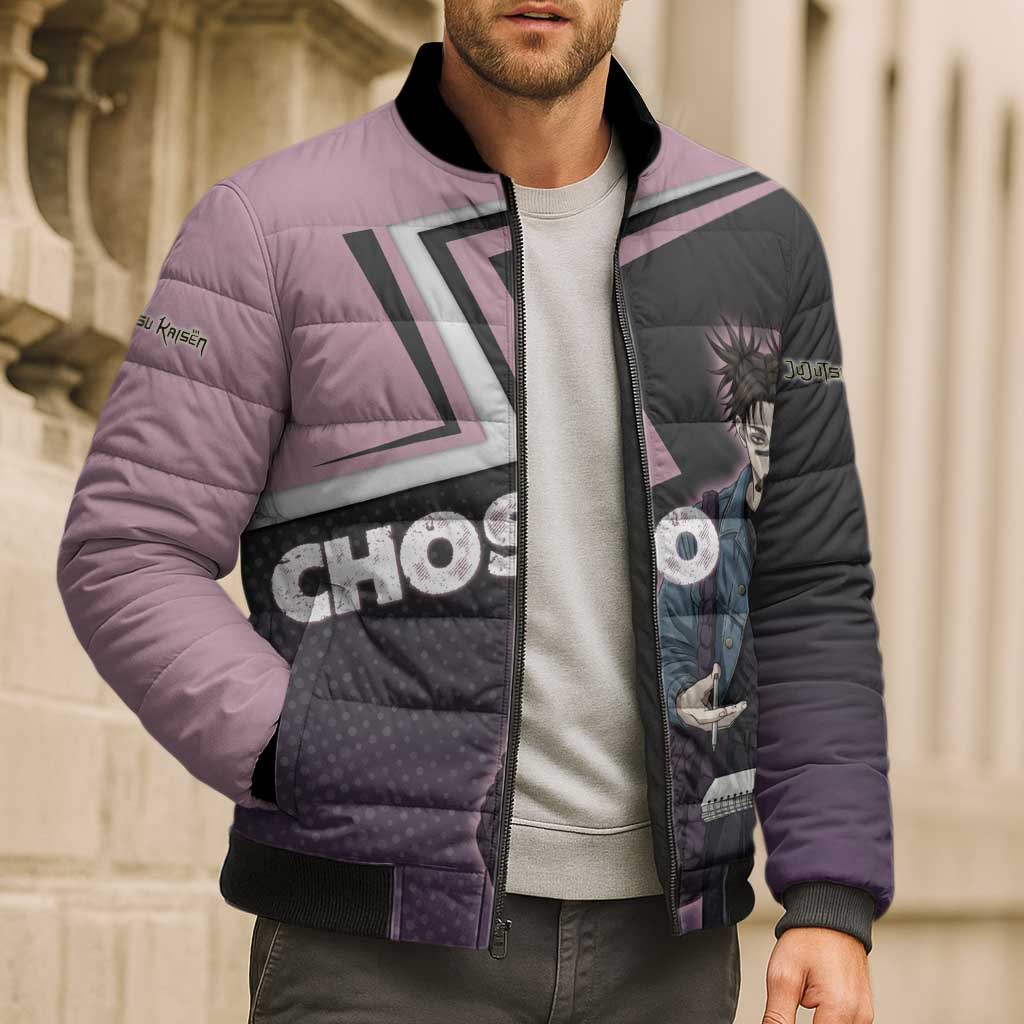 Choso Bomber Puffer Jacket Jujutsu Kaisen Street Artist Aesthetic