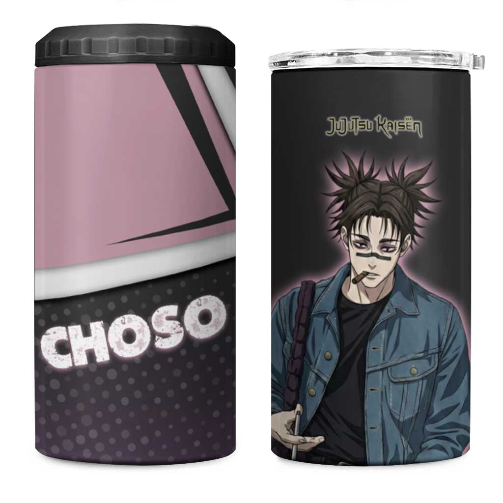 Choso 4 in 1 Can Cooler Tumbler Jujutsu Kaisen Street Artist Aesthetic