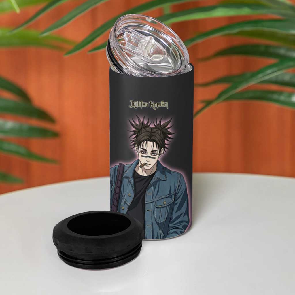 Choso 4 in 1 Can Cooler Tumbler Jujutsu Kaisen Street Artist Aesthetic
