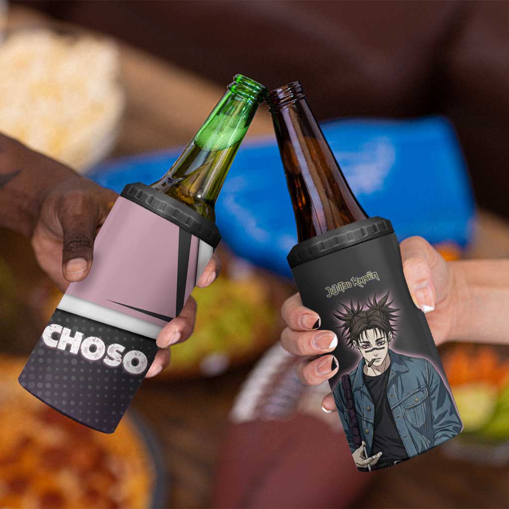 Choso 4 in 1 Can Cooler Tumbler Jujutsu Kaisen Street Artist Aesthetic