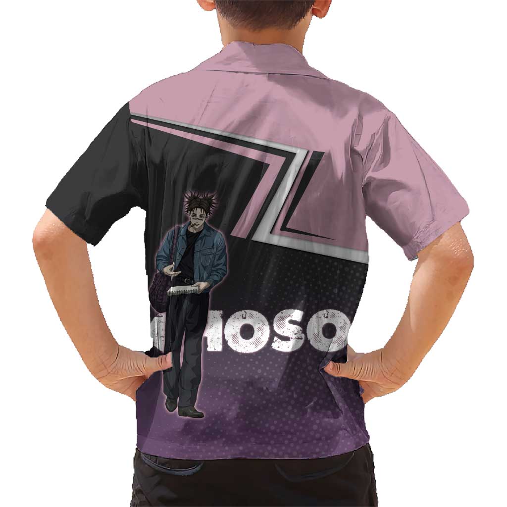 Choso Family Matching Off Shoulder Short Dress and Hawaiian Shirt Jujutsu Kaisen Street Artist Aesthetic