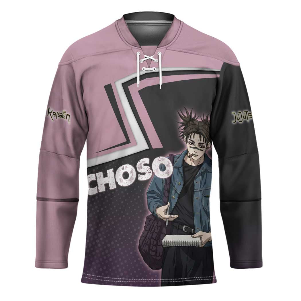 Choso Hockey Jersey Jujutsu Kaisen Street Artist Aesthetic