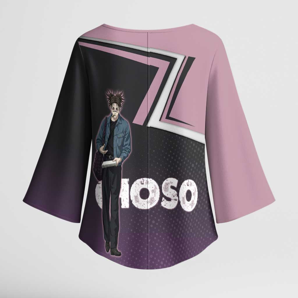 Choso Kimono Sleeve Blouse Jujutsu Kaisen Street Artist Aesthetic