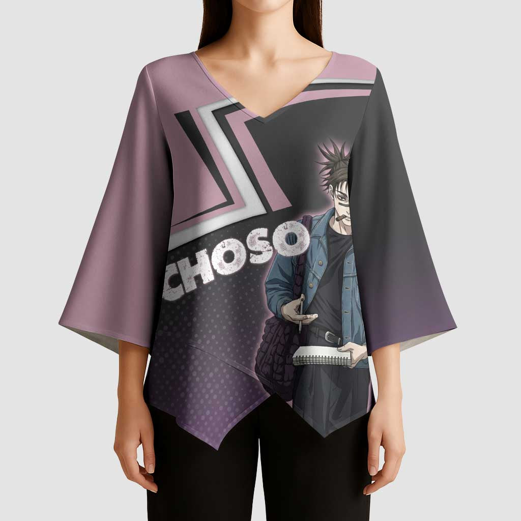 Choso Kimono Sleeve Blouse Jujutsu Kaisen Street Artist Aesthetic
