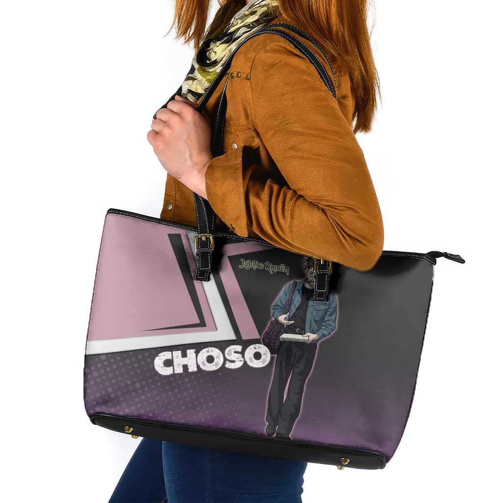 Choso Leather Tote Bag Jujutsu Kaisen Street Artist Aesthetic