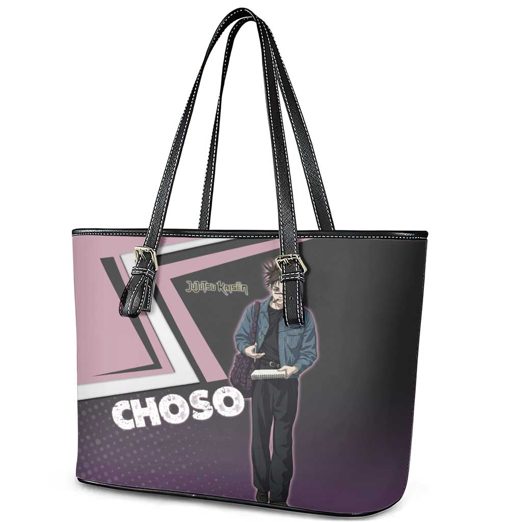 Choso Leather Tote Bag Jujutsu Kaisen Street Artist Aesthetic