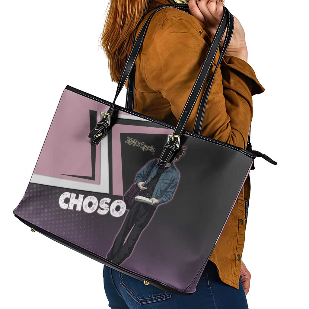 Choso Leather Tote Bag Jujutsu Kaisen Street Artist Aesthetic