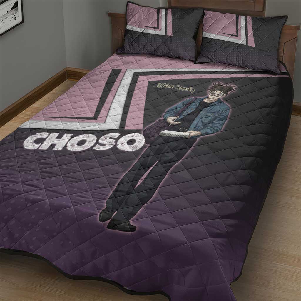 Choso Quilt Bed Set Jujutsu Kaisen Street Artist Aesthetic