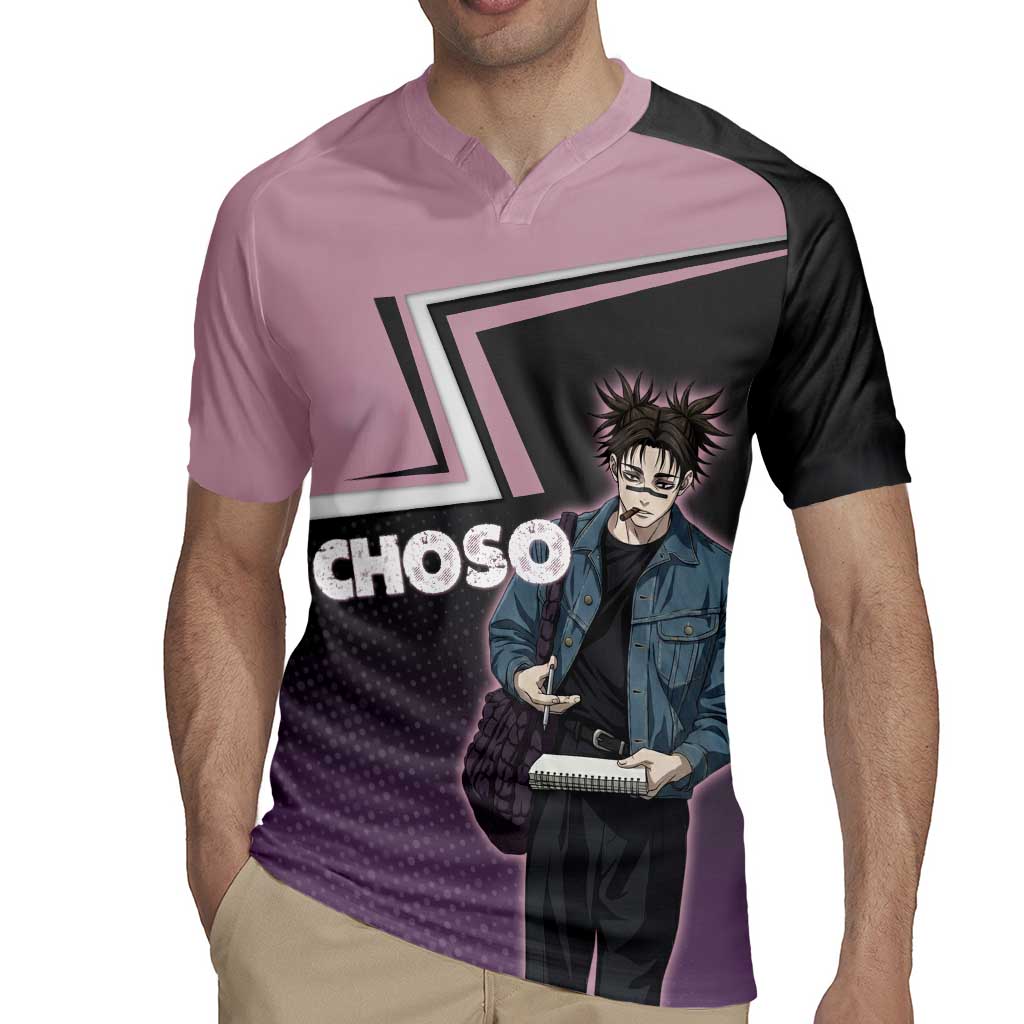 Choso Rugby Jersey Jujutsu Kaisen Street Artist Aesthetic