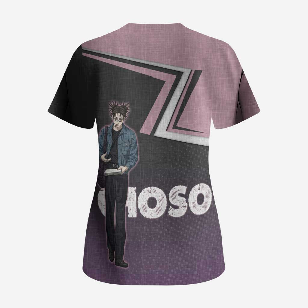Choso Scrub Top Jujutsu Kaisen Street Artist Aesthetic