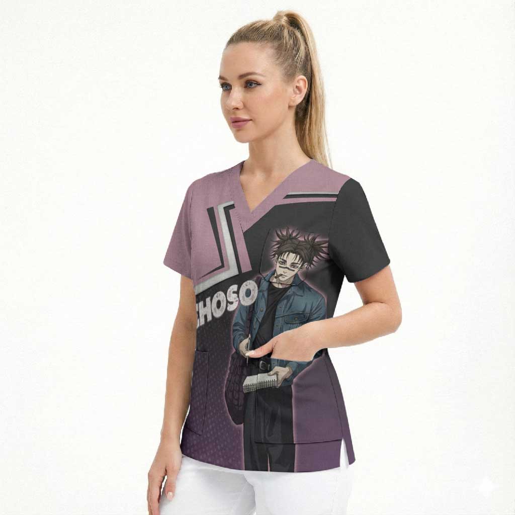 Choso Scrub Top Jujutsu Kaisen Street Artist Aesthetic