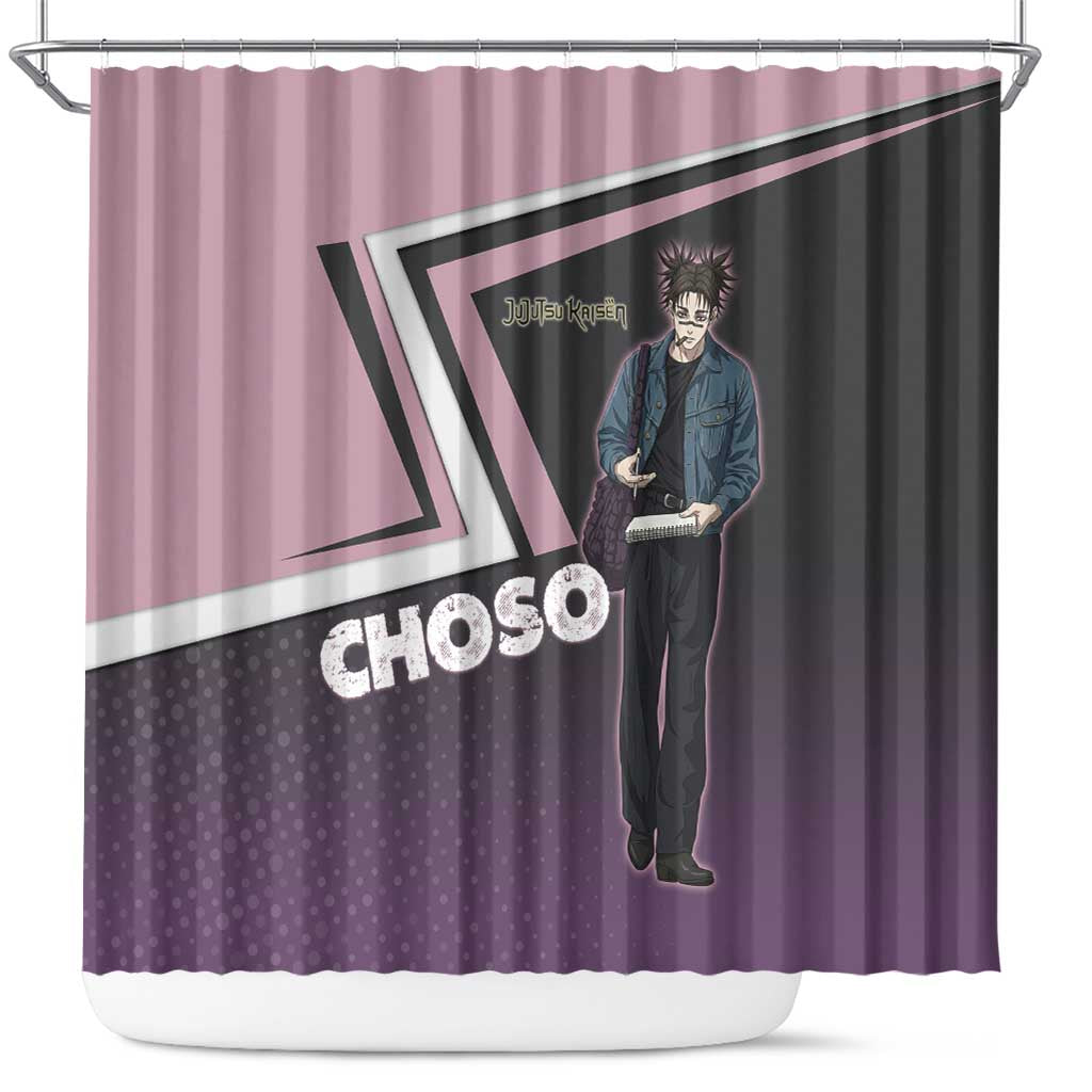 Choso Shower Curtain Jujutsu Kaisen Street Artist Aesthetic