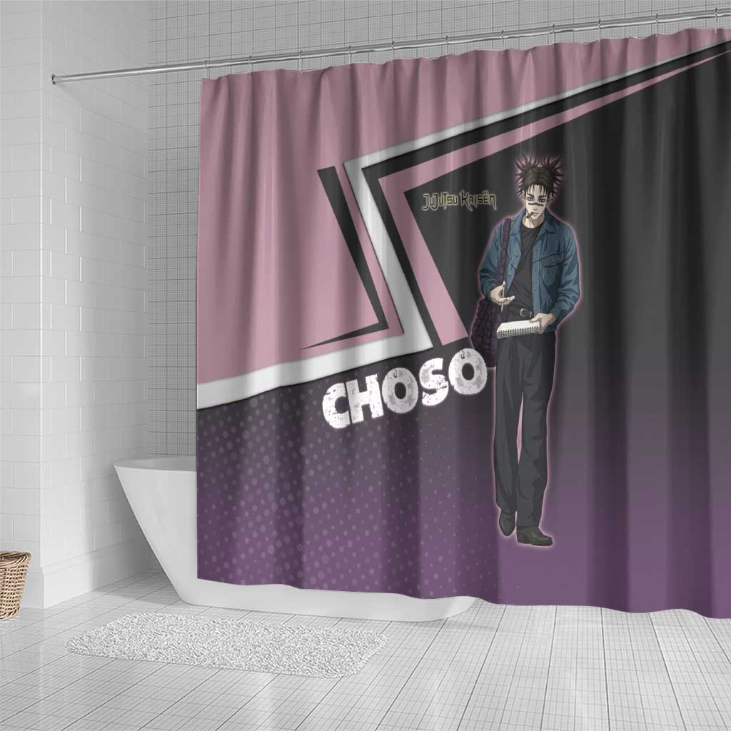 Choso Shower Curtain Jujutsu Kaisen Street Artist Aesthetic