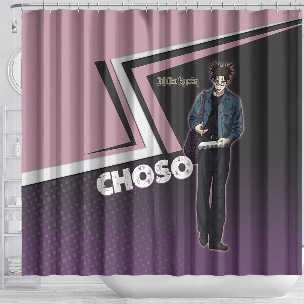 Choso Shower Curtain Jujutsu Kaisen Street Artist Aesthetic