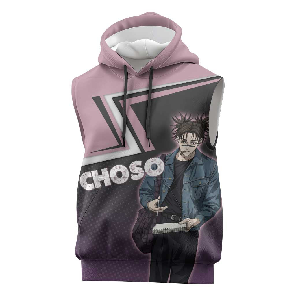 Choso Sleeveless Hoodie Jujutsu Kaisen Street Artist Aesthetic
