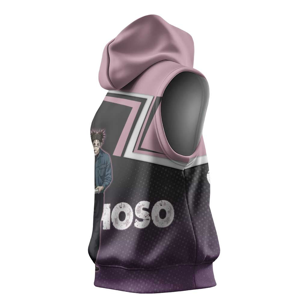 Choso Sleeveless Hoodie Jujutsu Kaisen Street Artist Aesthetic