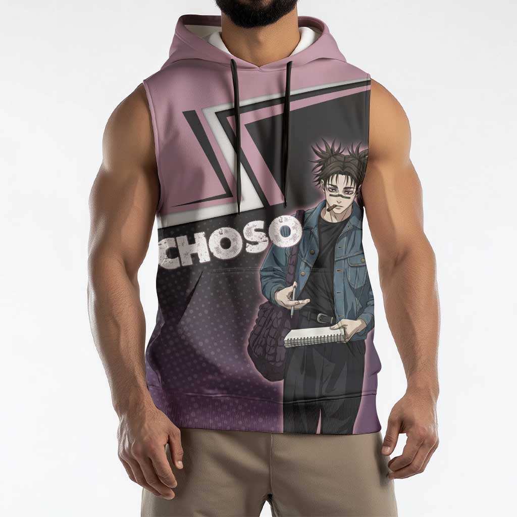 Choso Sleeveless Hoodie Jujutsu Kaisen Street Artist Aesthetic