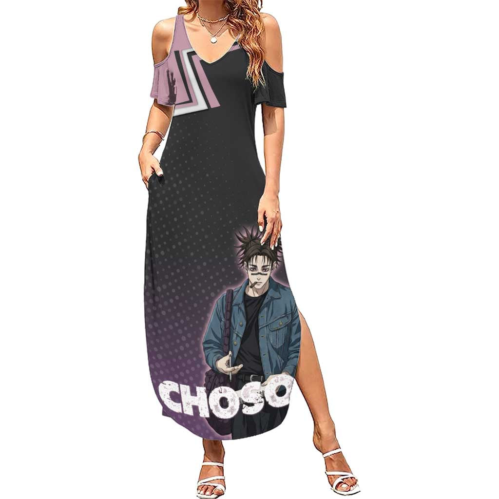 Choso Summer Maxi Dress Jujutsu Kaisen Street Artist Aesthetic