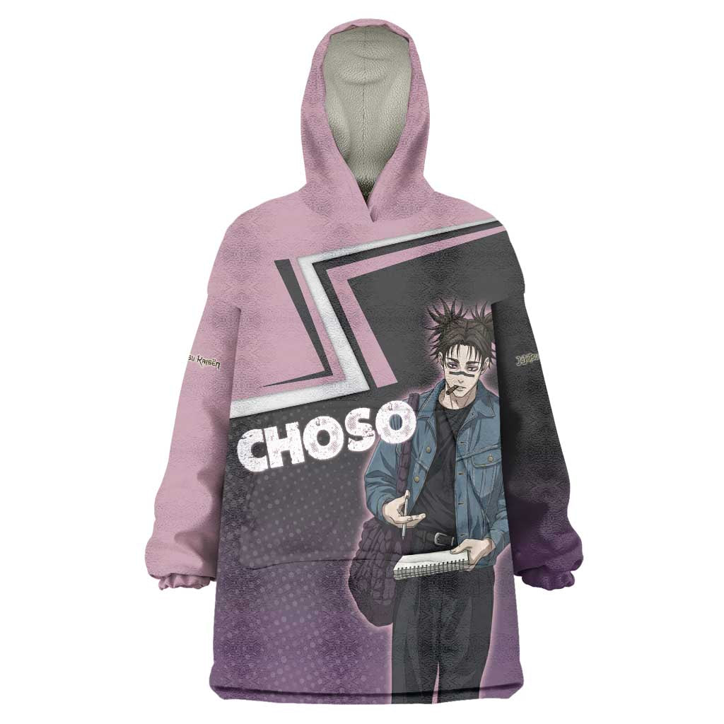 Choso Wearable Blanket Hoodie Jujutsu Kaisen Street Artist Aesthetic