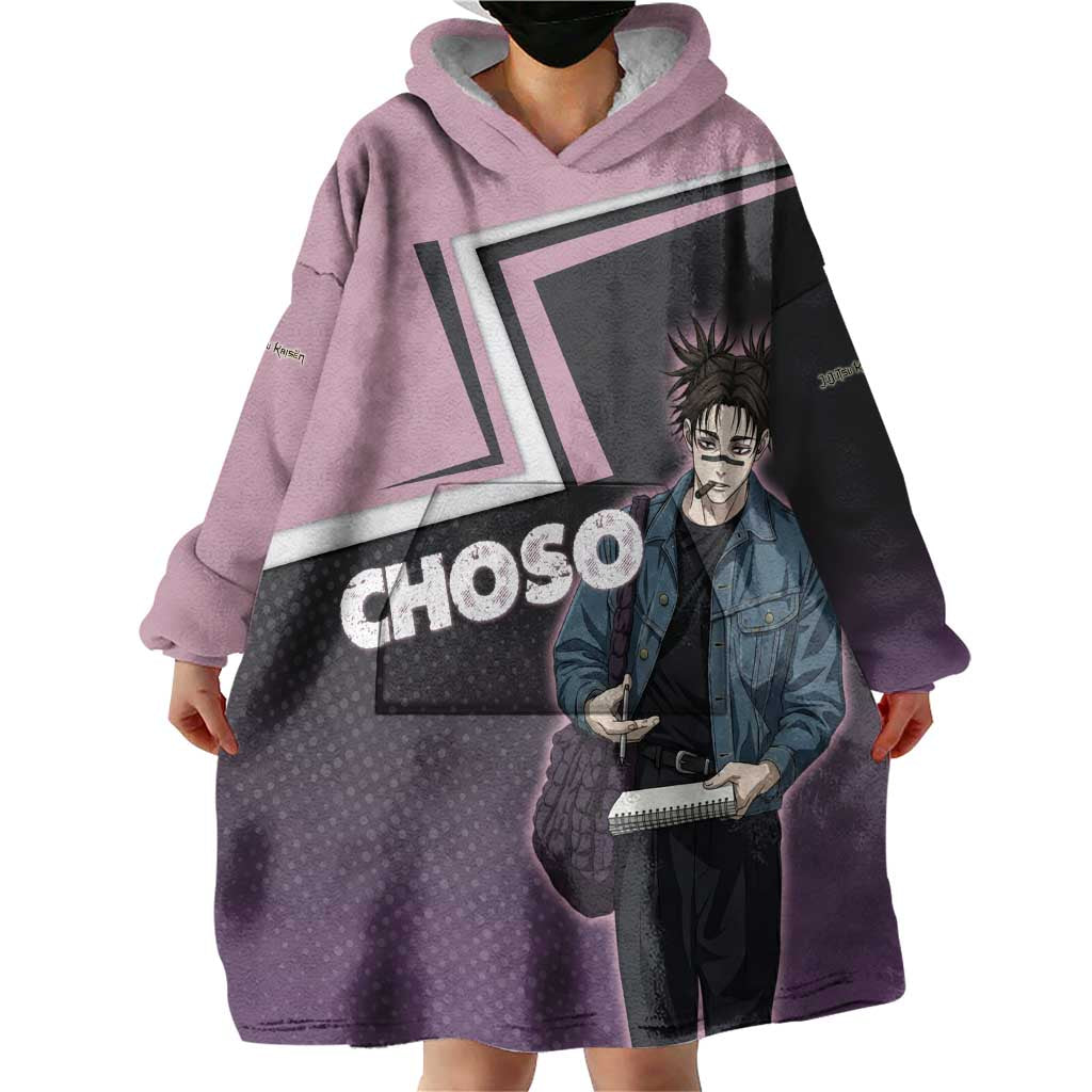 Choso Wearable Blanket Hoodie Jujutsu Kaisen Street Artist Aesthetic
