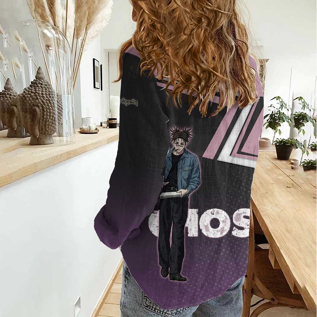 Choso Women Casual Shirt Jujutsu Kaisen Street Artist Aesthetic