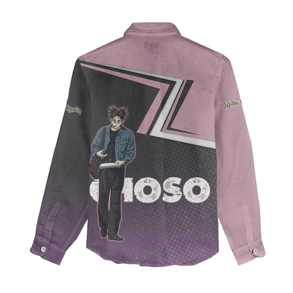 Choso Women Casual Shirt Jujutsu Kaisen Street Artist Aesthetic