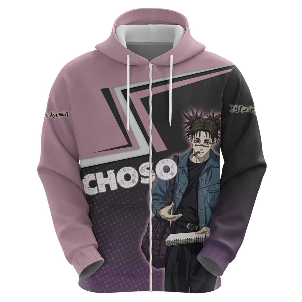 Choso Zip Hoodie Jujutsu Kaisen Street Artist Aesthetic