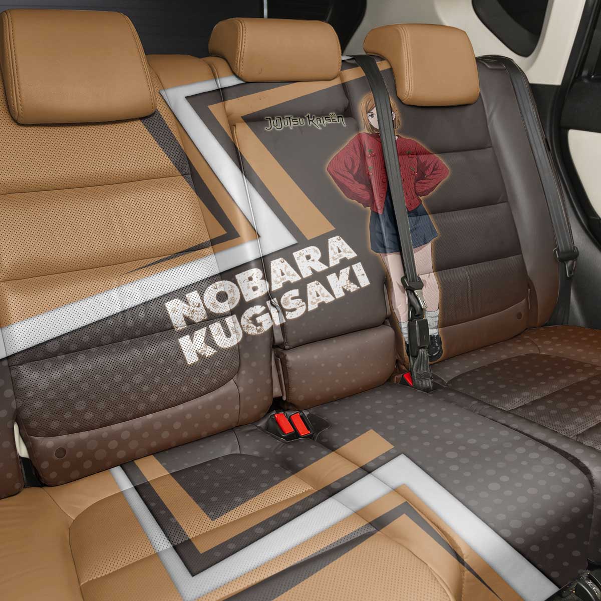 Nobara Kugisaki Back Car Seat Cover Jujutsu Kaisen Casual Chic Style
