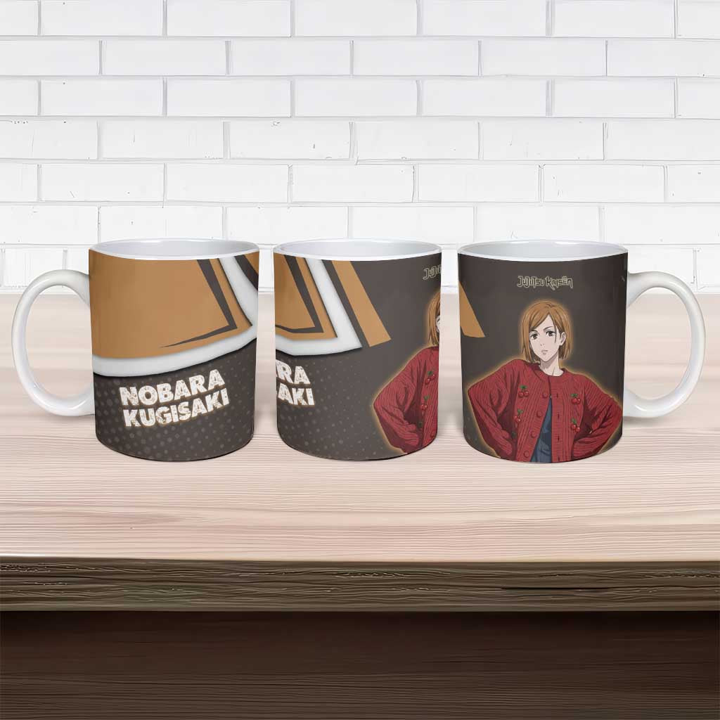 Nobara Kugisaki Ceramic Mug Jujutsu Kaisen Casual Chic Style