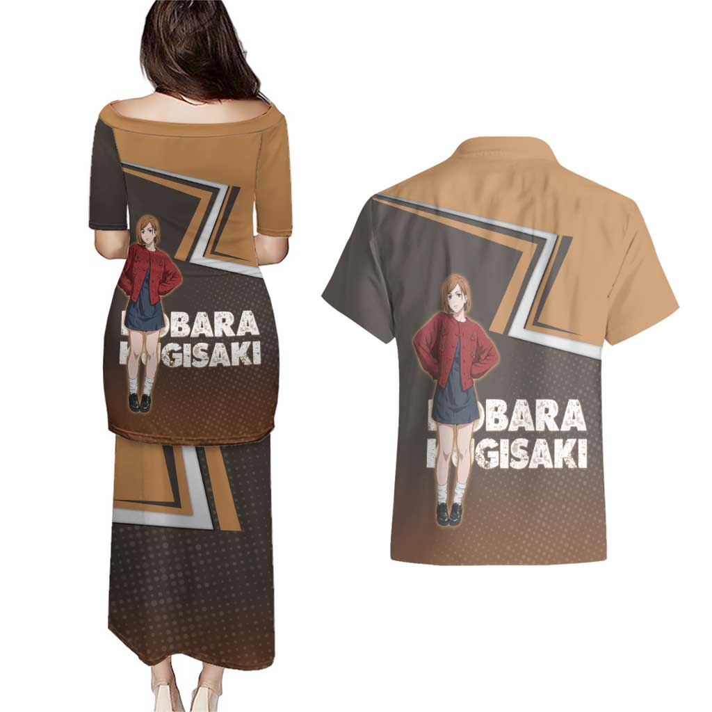 Nobara Kugisaki Couples Matching Puletasi and Hawaiian Shirt Jujutsu Kaisen Casual Chic Style