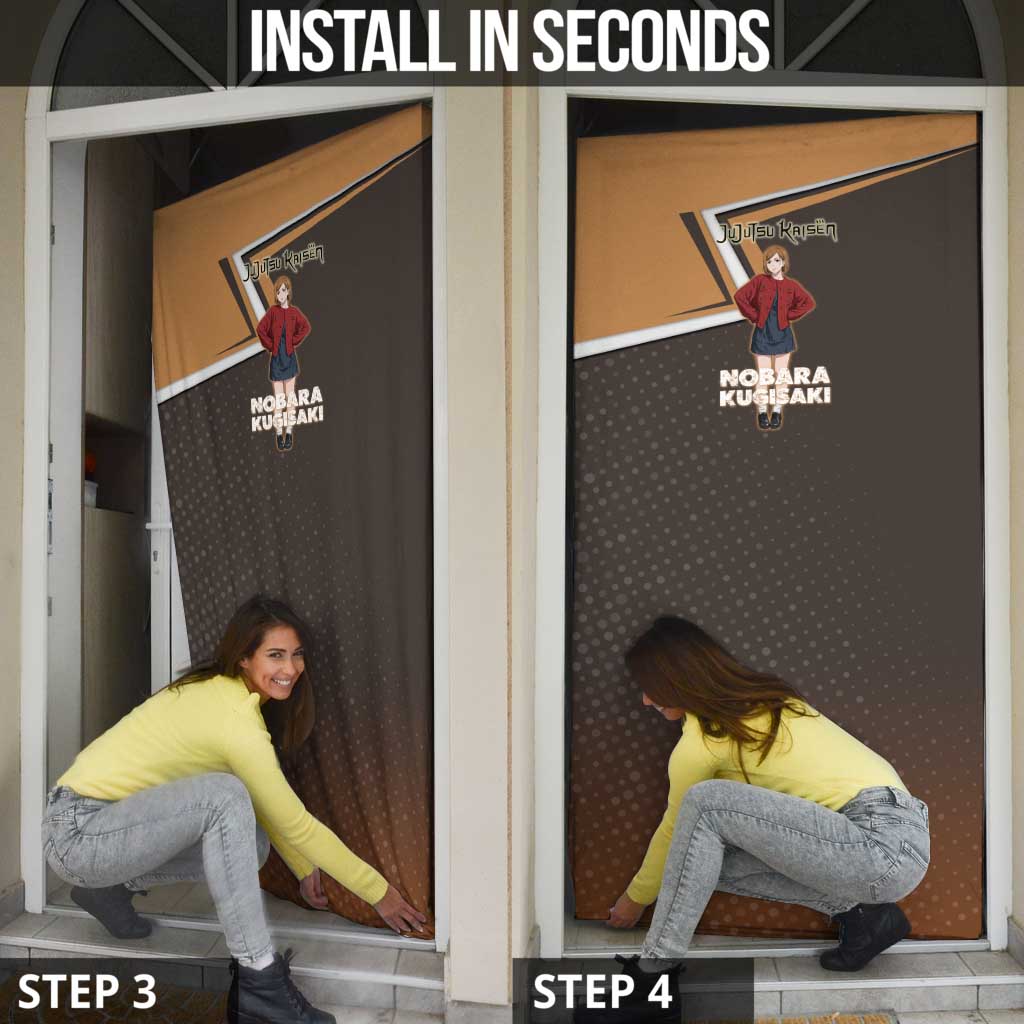 Nobara Kugisaki Door Cover Jujutsu Kaisen Casual Chic Style