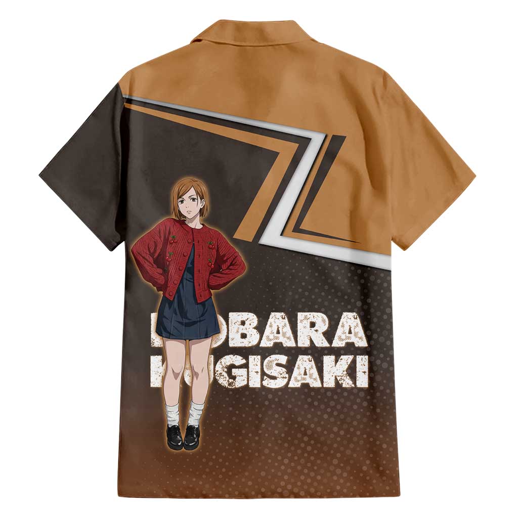 Nobara Kugisaki Family Matching Short Sleeve Bodycon Dress and Hawaiian Shirt Jujutsu Kaisen Casual Chic Style