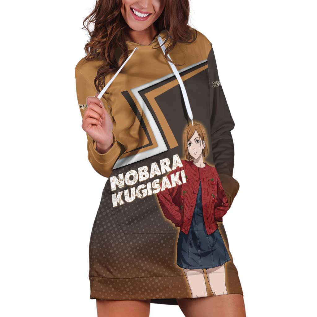 Nobara Kugisaki Hoodie Dress Jujutsu Kaisen Casual Chic Style