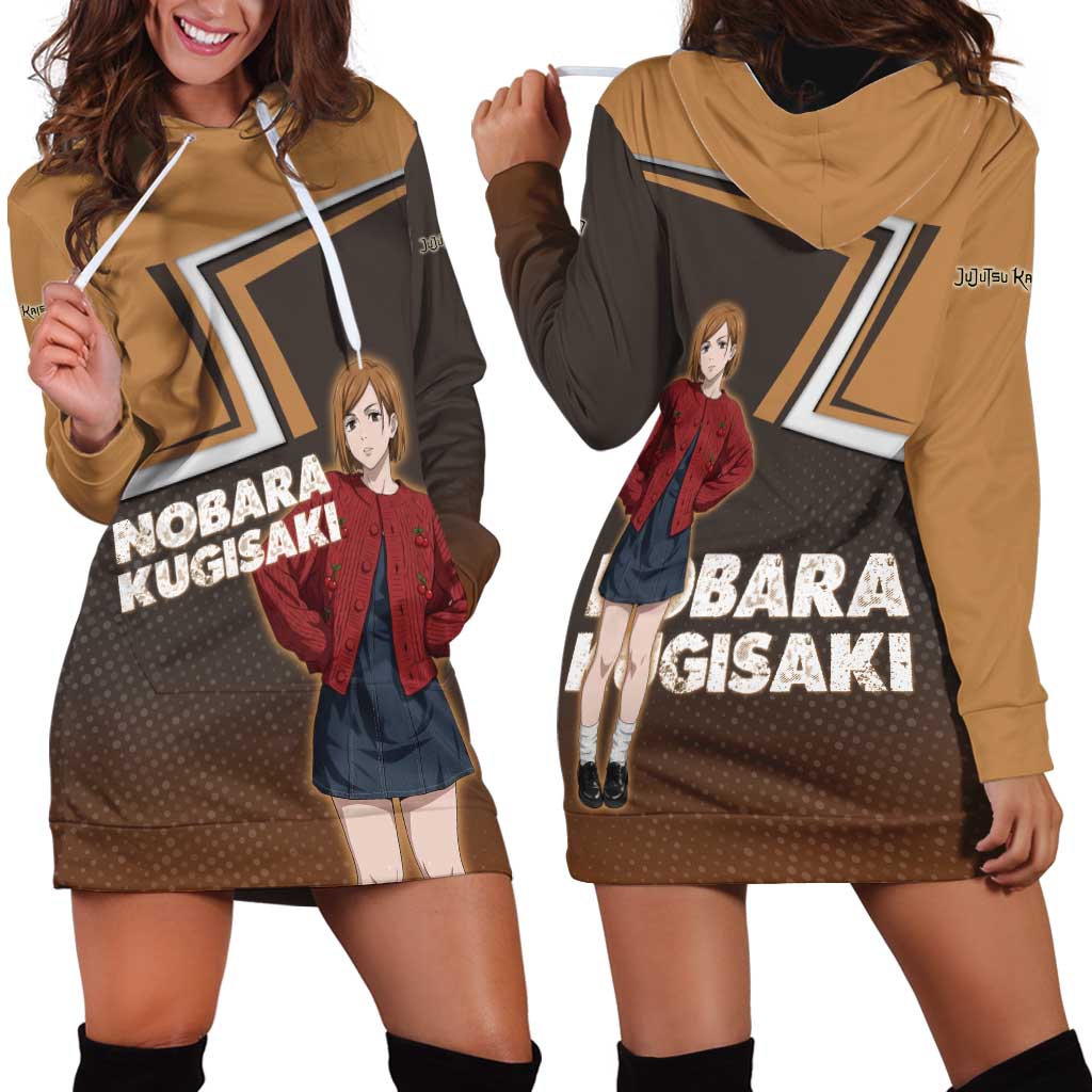 Nobara Kugisaki Hoodie Dress Jujutsu Kaisen Casual Chic Style