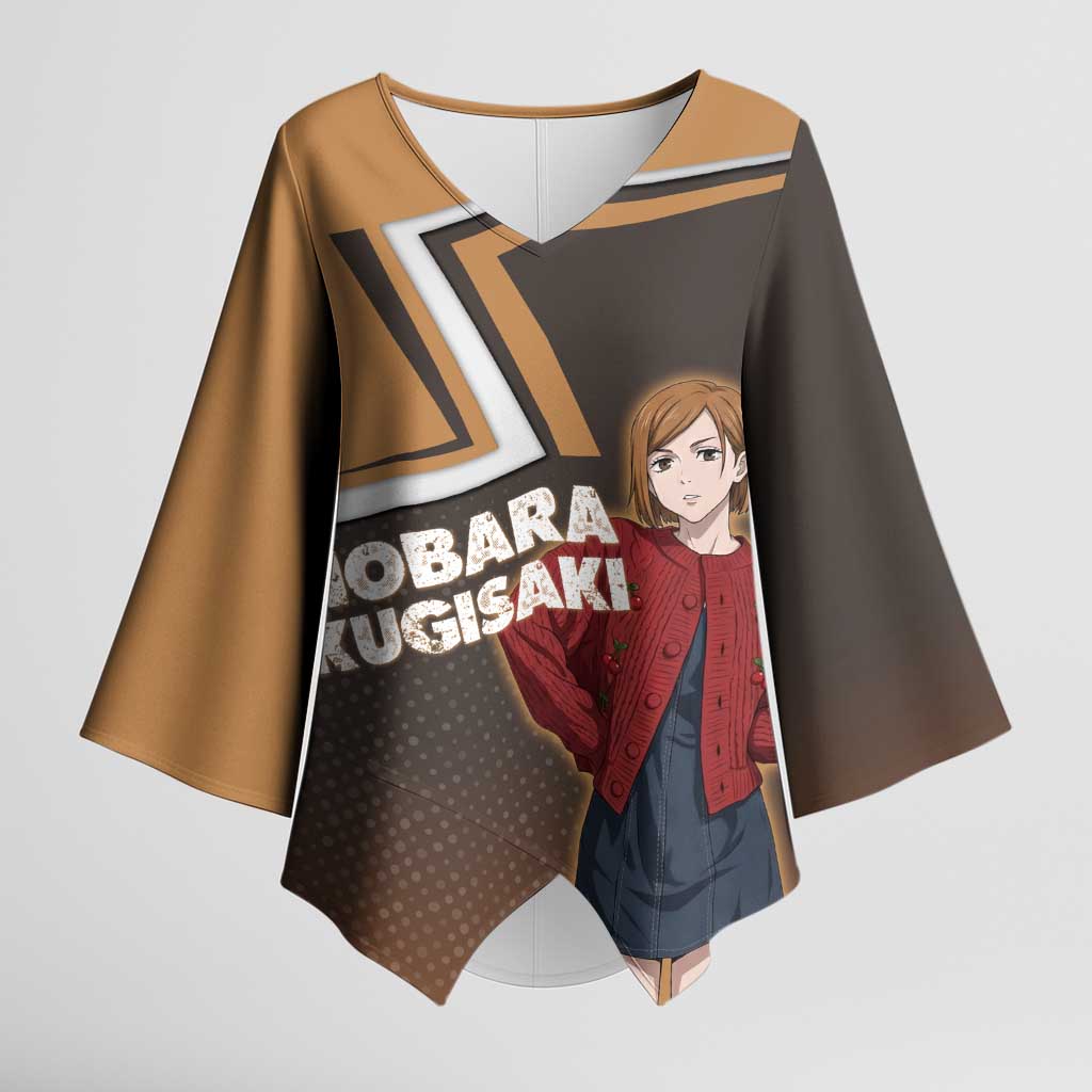 Nobara Kugisaki Kimono Sleeve Blouse Jujutsu Kaisen Casual Chic Style