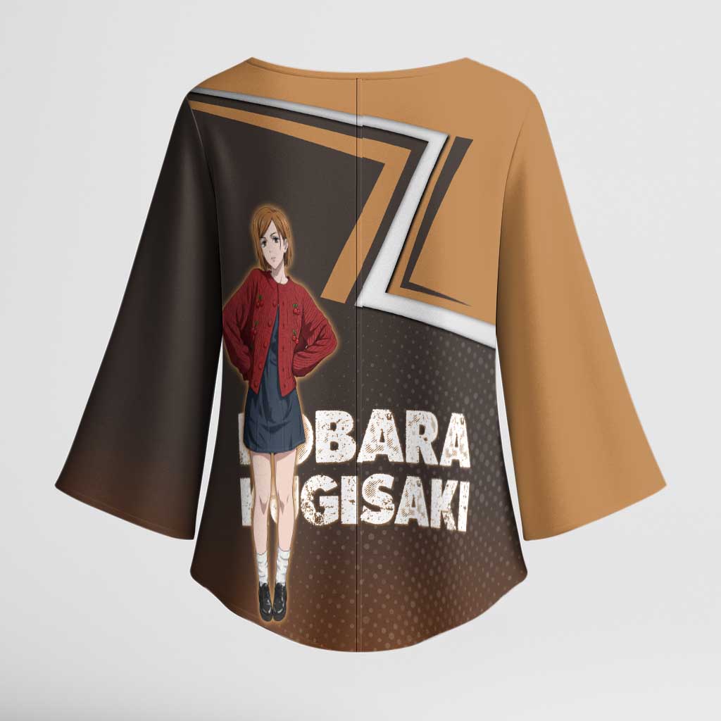 Nobara Kugisaki Kimono Sleeve Blouse Jujutsu Kaisen Casual Chic Style